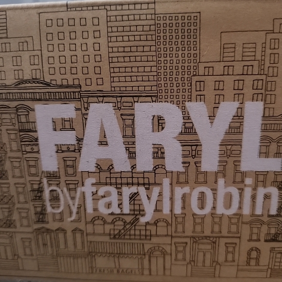 FARYL by Farylrobin Rina Black Nappa Leather 8.5 M - Picture 3 of 4